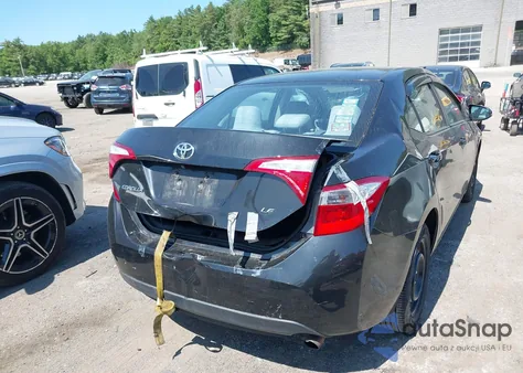 2014 Toyota Corolla Le z USA, uszkodzony, nr VIN 2T1BURHE0EC054431